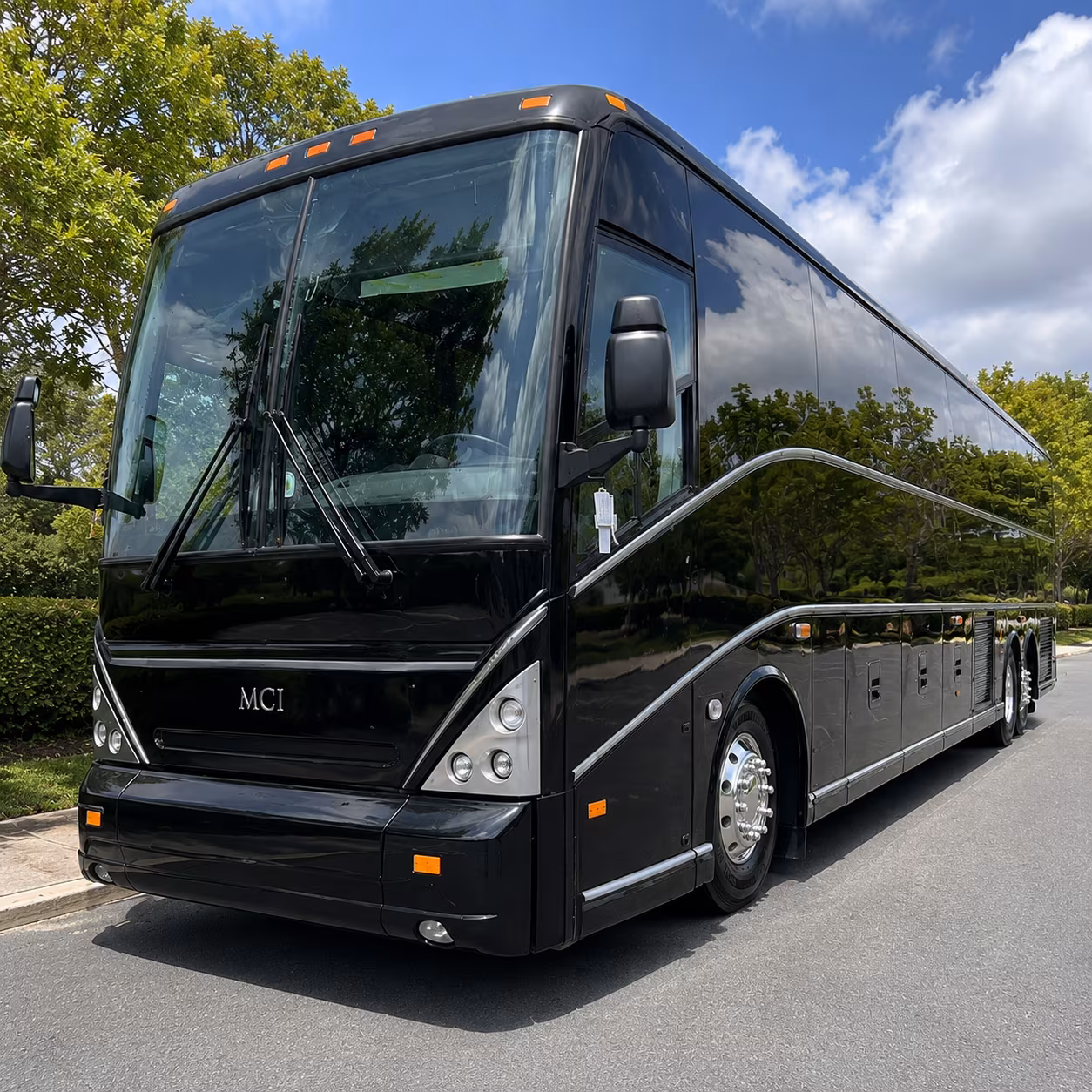 lafayette bus rental service area
